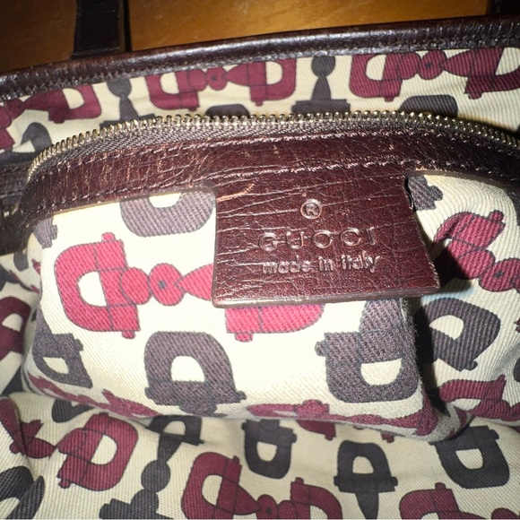 Gucci GG Sherry Line Ophida Tote Handbag w/ COA - Picture 12 of 13